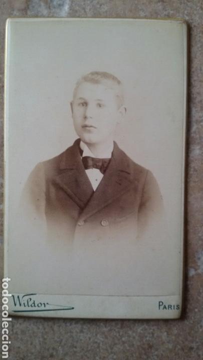 Antique Photography: Carte de visite.Ni&ntilde;o.