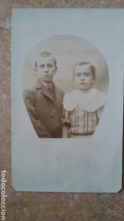 Antique Photography: Carte de visite.Ni&ntilde;os.