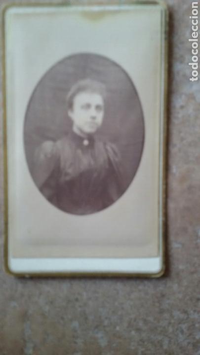 Antique Photography: Carte de visite.Retrato Se&ntilde;ora.