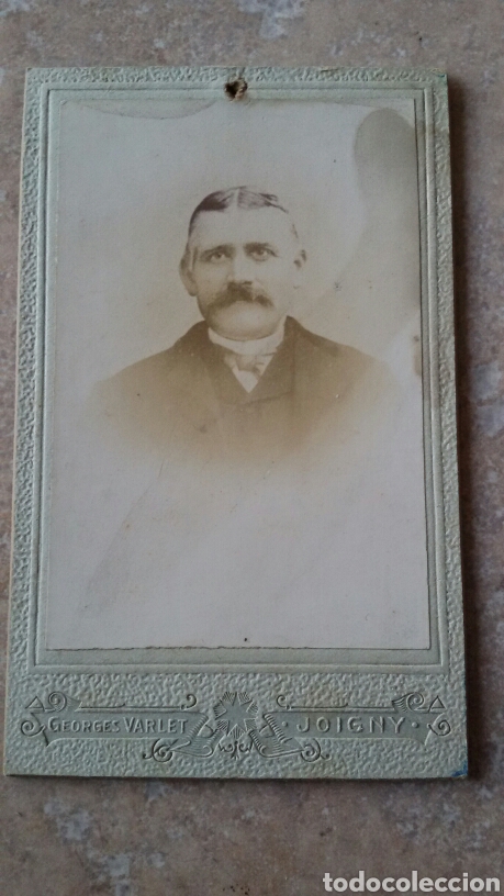 Antique Photography: Carte de visite.Retrato Se&ntilde;or.