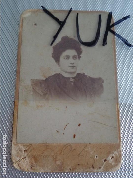 Antique Photography: BONITA FOTO DE SE&Ntilde;ORA DE ALCOY SIGLO XIX - FOTOGRAFO GARCIA Y VALOR - ALCOY ( VALENCIA ) -SOBRE 1860