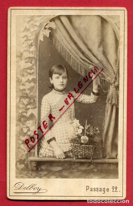 Fotograf&iacute;a antigua: FOTOGRAFIA TARJETA CARTA DE VISITA , FOTO DELBOY DEN HAAG HOLANDA , ORIGINAL ,TV2547