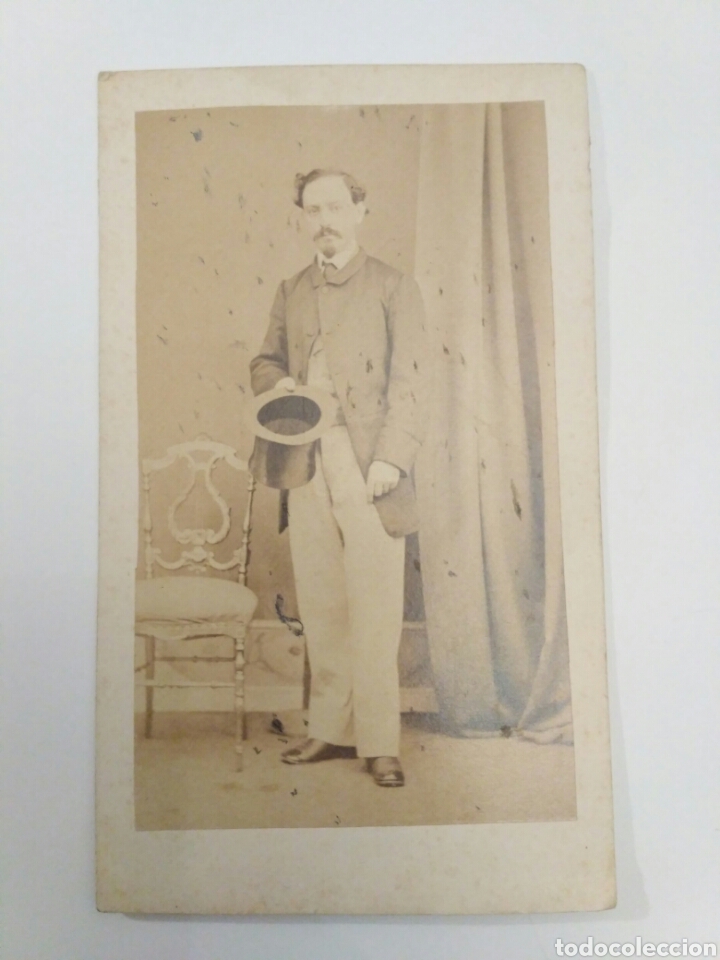 Photographie ancienne: Fotograf&iacute;a, carta de visita, M. Bordoy, Coru&ntilde;a, Galicia.