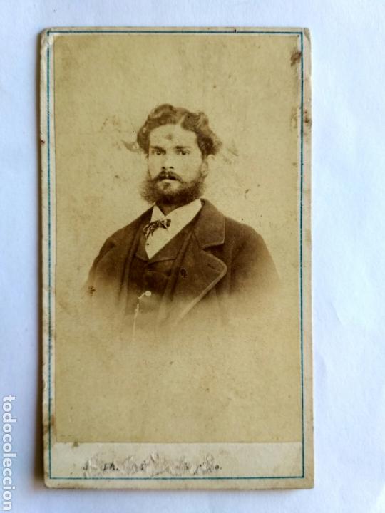 Fotograf&iacute;a antigua: Fotograf&iacute;a, Carta de visita J. Palmeiro e Hijos, Santiago de Compostela. Galicia.