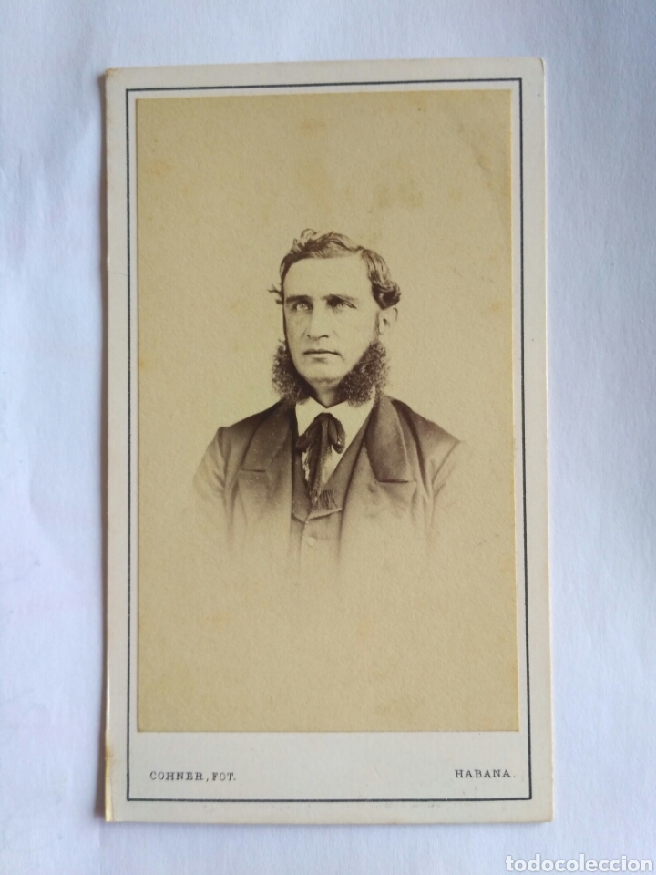 Photographie ancienne: Fotograf&iacute;a. Carta de visita. Cohner, Habana. Ff sg XIX.
