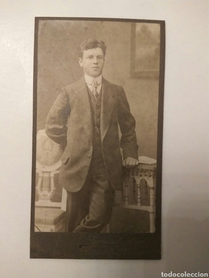 Photographie ancienne: Fotograf&iacute;a, carta de visita. Conrad Lucke. Alemania, pp. s. XX.