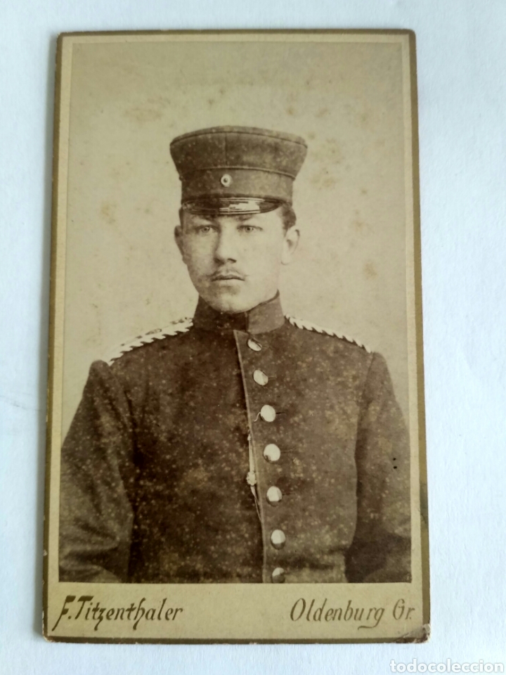 Antique Photography: Fotograf&iacute;a, carta de visita. F. Titzenthaler. Oldenburg, Alemania, ff. s. XIX.