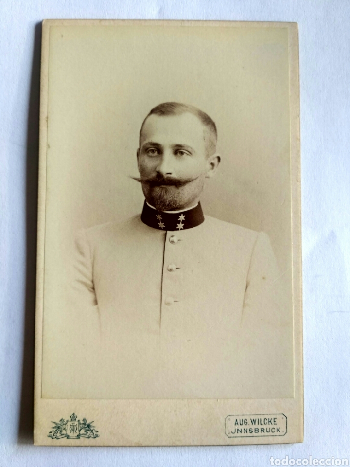 Antique Photography: Fotograf&iacute;a, carta de visita. Aug. Wilcke, Jnnsbruck. Alemania, ff. s. XIX