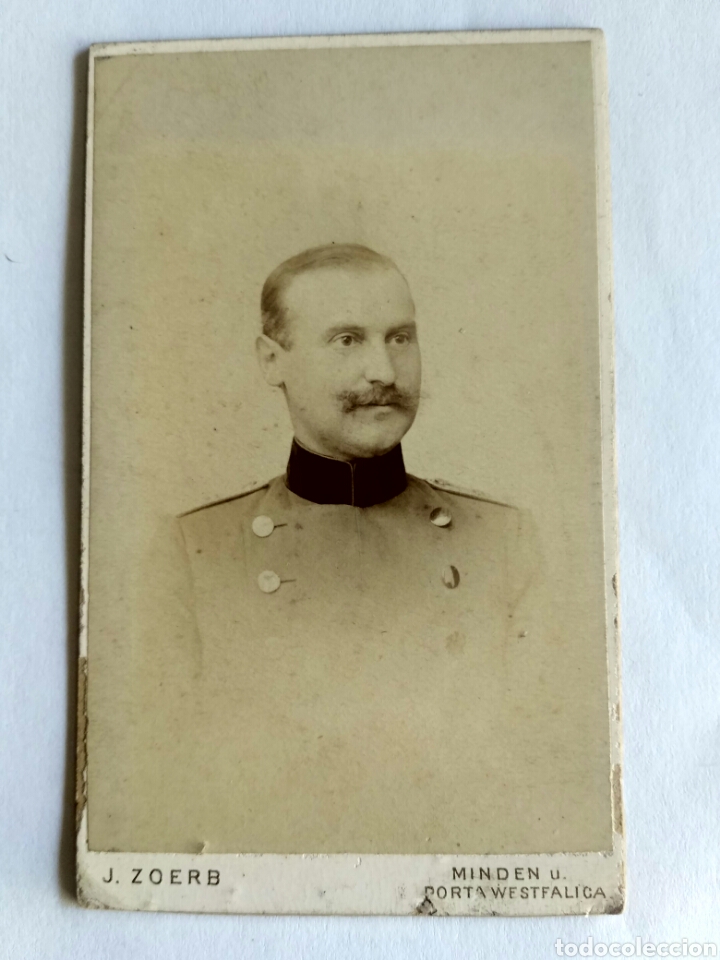 Photographie ancienne: Fotograf&iacute;a, carta de visita. J. Zoerb. Miden, Alemania, ff. s. XIX.