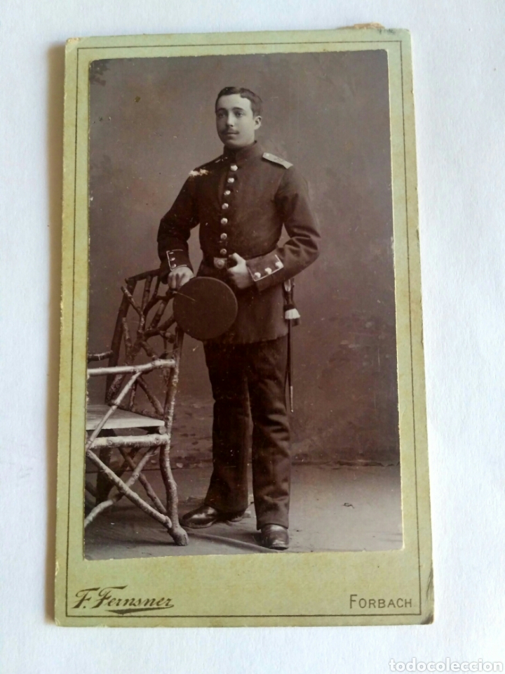 Antique Photography: Fotograf&iacute;a, carta de visita. F. Fernsner. Forbach, Alemania, ff.s. XIX.