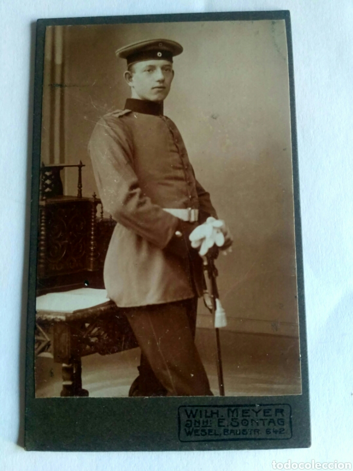 Antique Photography: Fotograf&iacute;a, carta de visita. Wilh Meyer. Mesel, Alemania, ff. s.XIX.