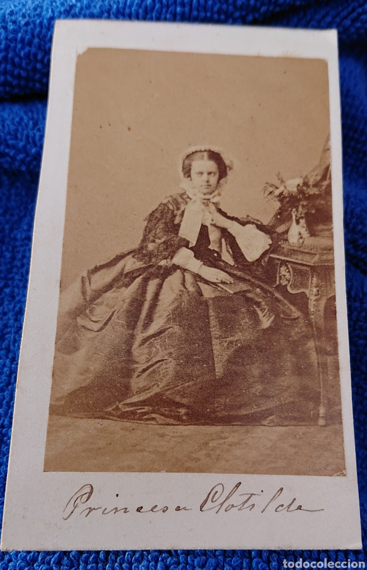 Antique Photography: Fotograf&iacute;a siglo XIX, princesa clotilde, original, gran calidad