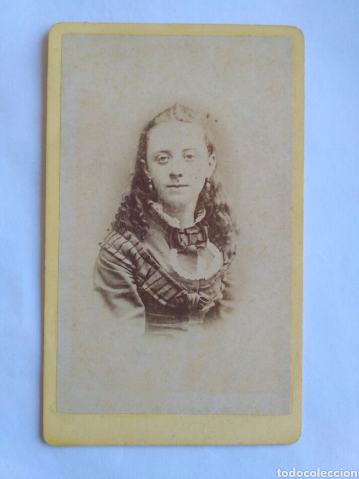 Photographie ancienne: Fotograf&iacute;a, carta de visita. M&uuml;ller and Co. Inglaterra, s. XIX.