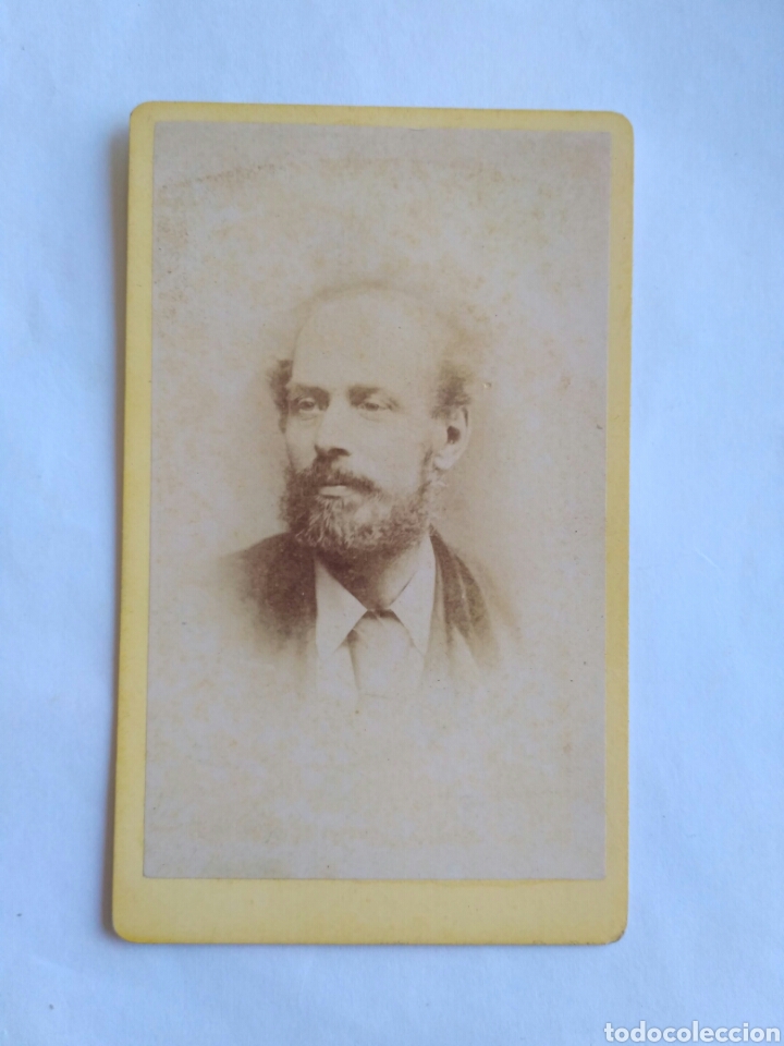 Photographie ancienne: Fotograf&iacute;a, carta de visita. M&uuml;ller and Co. Inglaterra, s. XIX.