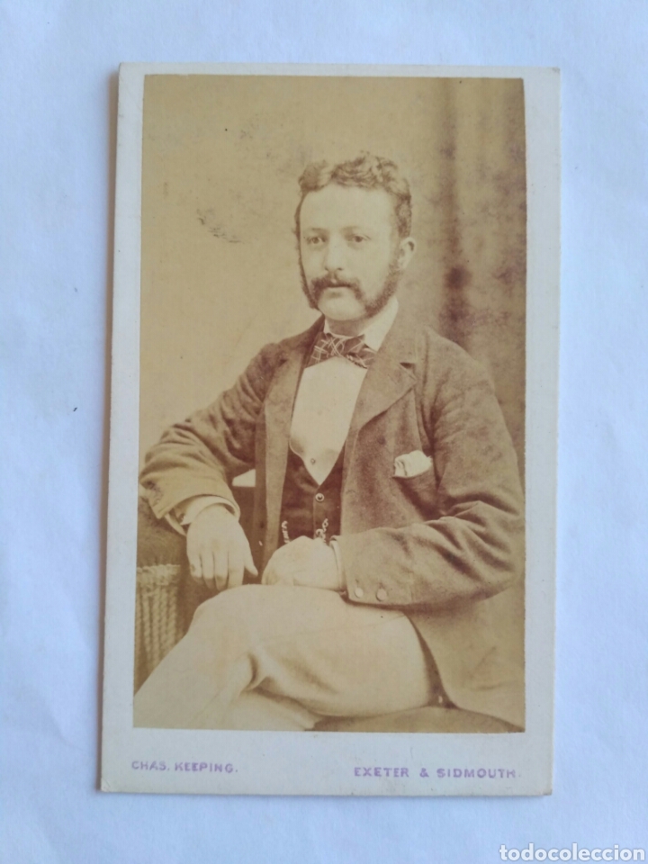 Photographie ancienne: Fotograf&iacute;a, carta de visita. Chas Keeping. Inglaterra, s. XIX.