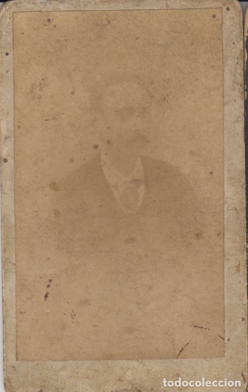 Fotograf&iacute;a antigua: fotografia carte de visite se&ntilde;or