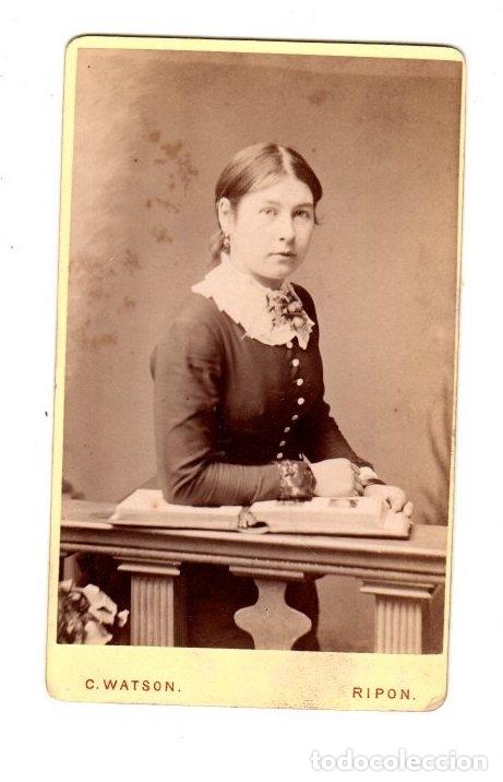 Antique Photography: FOTOGRAFIA CARTE VISITE C. WATSON. RIPON. YORKS. REINO UNIDO. SIGLO XIX