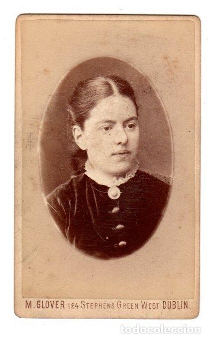 Antique Photography: FOTOGRAFIA CARTE VISITE M. GLOVER. DUBLIN. SIGLO XIX