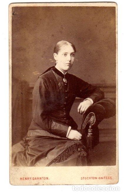 Antique Photography: FOTOGRAFIA CARTE VISITE HENRY DARNTON. STOCKTON ON TEES. REINO UNIDO. SIGLO XIX