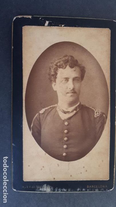 Antique Photography: FOTOGRAFIA TARJETA CARTA DE VISITA FOTO NAPOLEON MILITAR ?? ,TV2710