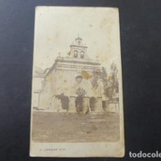 Fotografía antigua: ORDUÑA VIZCAYA IGLESIA DE LA ANTIGUA CARTE DE VISITE LAURENT FOTOGRAFIA HACIA 1865. Lote 190843412