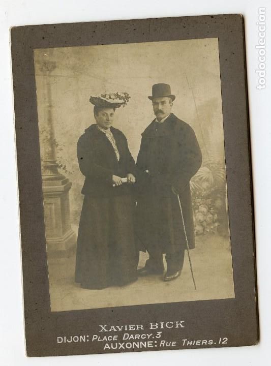 Fotograf&iacute;a antigua: CDV / Carte de visite