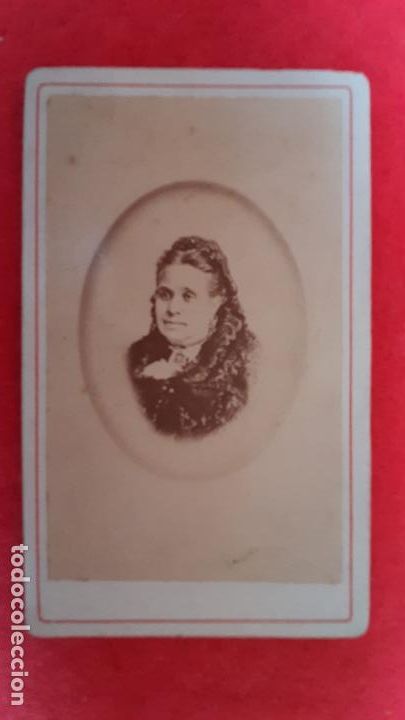 Fotograf&iacute;a antigua: FOTOGRAFIA TARJETA CARTA DE VISITA FOTO ALBUMINA ESPA&Ntilde;OLA ORIGINAL ,TV2733