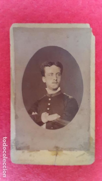 Fotograf&iacute;a antigua: FOTOGRAFIA TARJETA CARTA DE VISITA FOTO ALBUMINA SELLIER CORU&Ntilde;A ORIGINAL ,TV2734