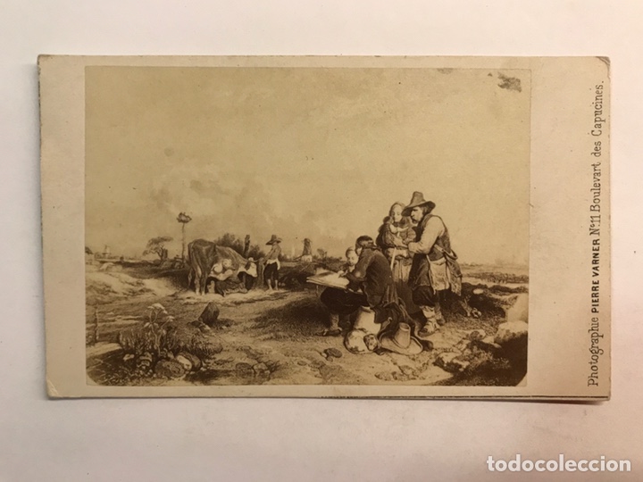 Fotograf&iacute;a antigua: FOTOGRAF&Iacute;A CDV, PINTURA HOLANDESA, fotograf&iacute;a Pierre Varner. (Fin Siglo XIX)