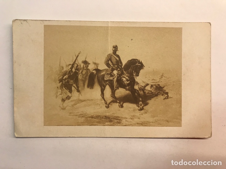 Fotograf&iacute;a antigua: FOTOGRAF&Iacute;A CDV, PINTURA, Batalla de V. Emmanuel a Palestro, fotograf&iacute;a A. Faucher & C. Danelle