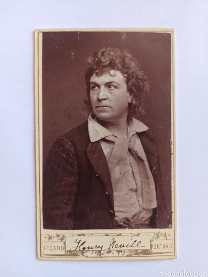 Fotograf&iacute;a antigua: Carta de visita, CDV. The Figaro. Finales s. XIX.