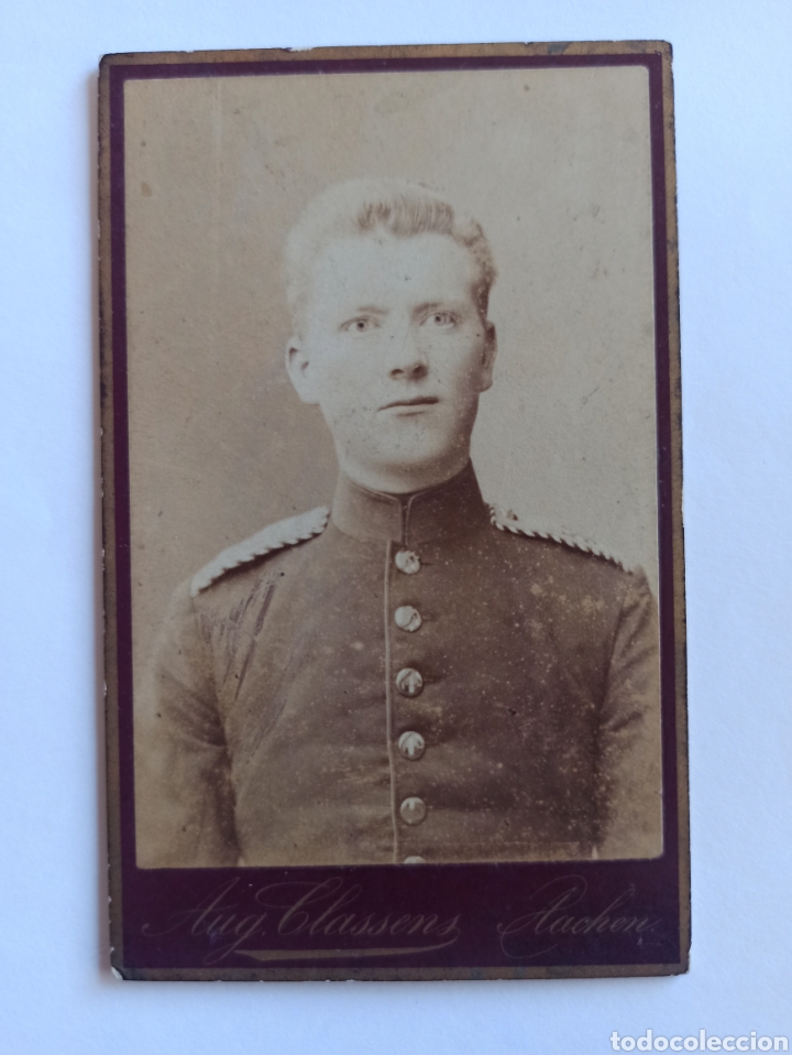 Fotograf&iacute;a antigua: Carta de visita, CDV. Aug Classens. Alemania, finales s. XIX.