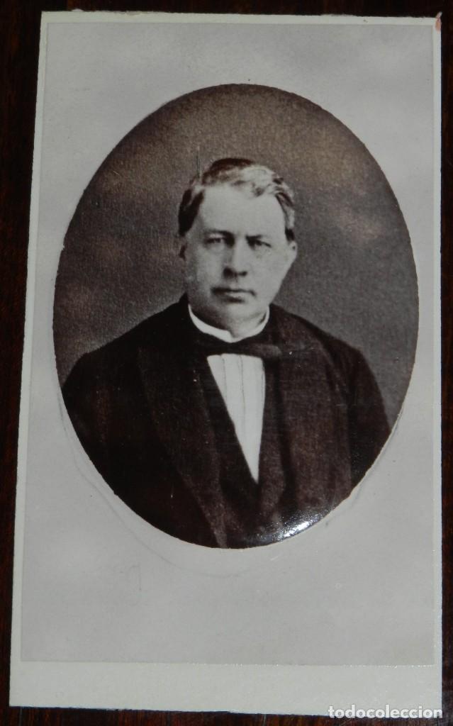 Antique Photography: FOTOGRAFIA ALBUMINA CDV RETRATO DE CABALLERO, MIDE 10,8 X 6,5 CMS APROX.