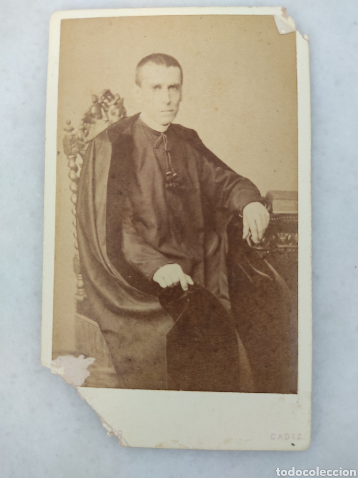 Fotograf&iacute;a antigua: Carte de visite Naly chicano Cadiz