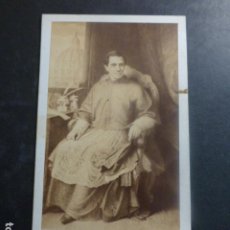 Fotografía antigua: CARTE DE VISITE HACIA 1865 RETRATO DEL CARDENAL ANTONELLI DISDERI FOTOGRAFO PARIS. Lote 263888845