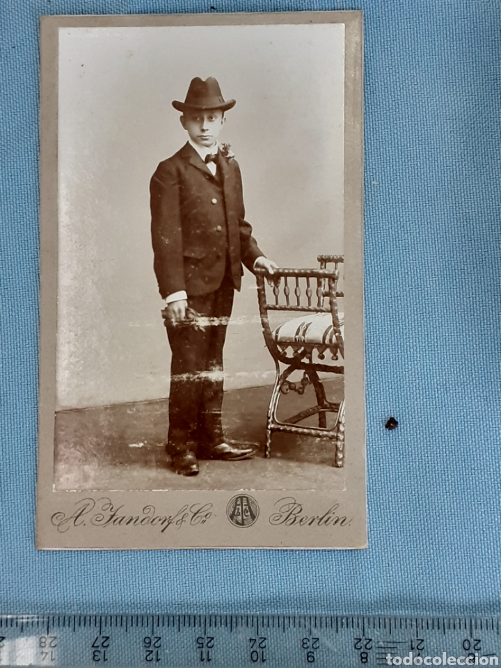 Antique Photography: Carte de visite. Fot&oacute;grafo A Yandorf & Co. Berl&iacute;n. Finales de s. XIX