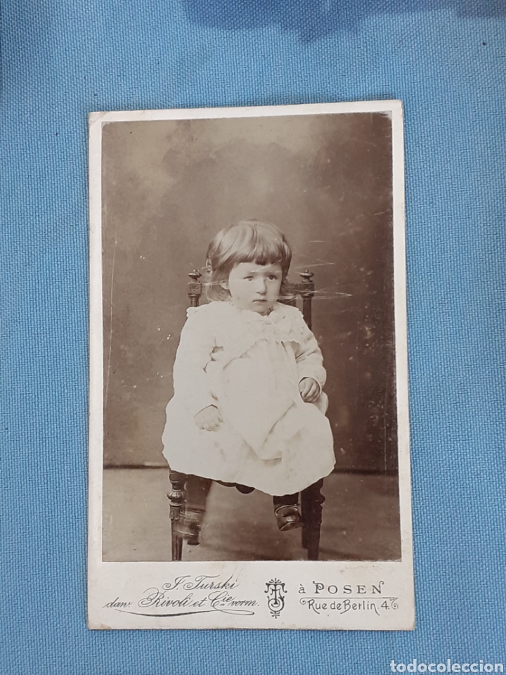 Antique Photography: Carte de visite. Fot&oacute;grafo J. Turski. Finales de s. XIX.