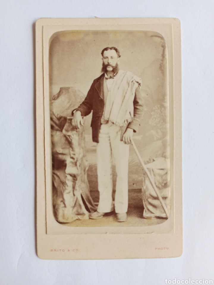 Fotograf&iacute;a antigua: Fotograf&iacute;a antigua, CDV. Brito y C&iacute;a, R&iacute;o de Janeiro. Brasil, s. XIX.