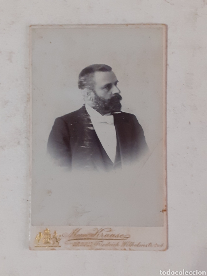 Antique Photography: Carte de visite. Siglo XIX. Fot&oacute;grafo Max Krause.