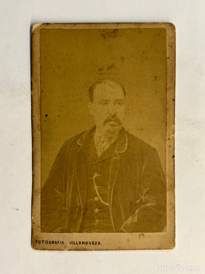 Antique Photography: CDV Fotograf&iacute;a Villanovesa. M. ROIG, Villanueva y Geltru. Noble Catalan (fin Siglo XIX)
