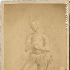 Fotografía antigua: 1860CA FOTOGRAFÍA ARTISTA DON QUIJOTE CARTE DE VISITE ALBUMINA CDV ERWIN, PARÍS