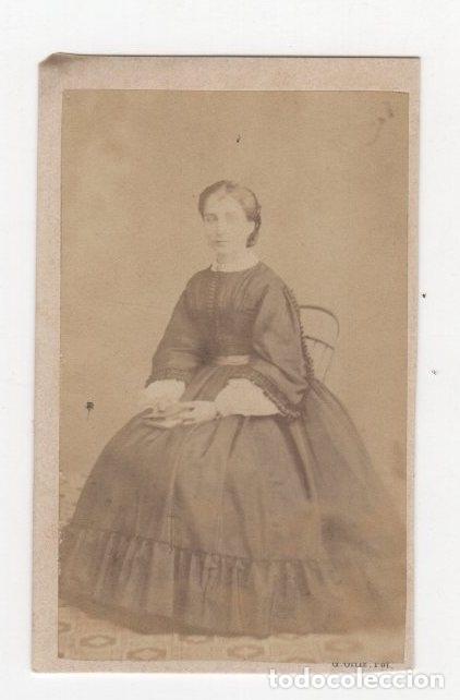 Fotografia antiga: FOTOGRAFIA CARTE DE VISITE FOTOGRAFO G. ORTIZ. SEVILLA. SIGLO XIX