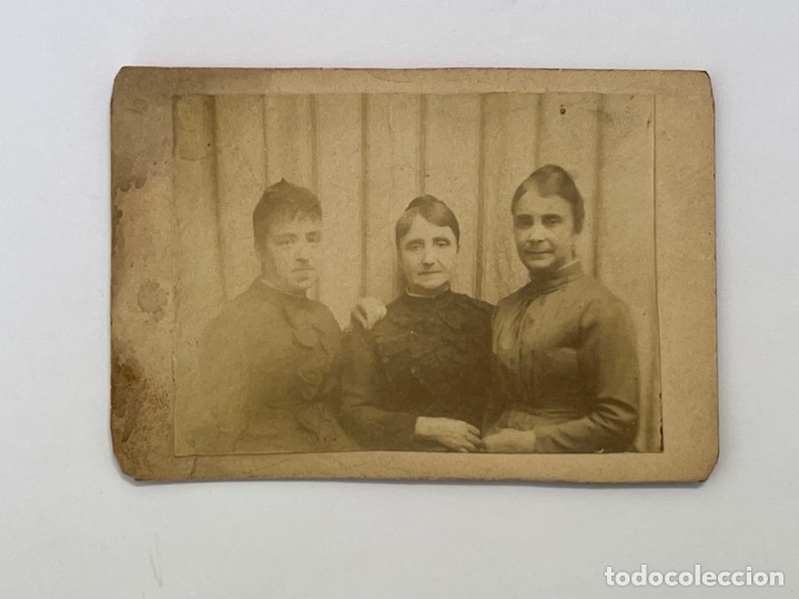Photographie ancienne: CDV, Fot&oacute;grafia A. Carvajal&hellip; Se&ntilde;oras de la Nueva Espa&ntilde;a.. (fin Siglo XIX)