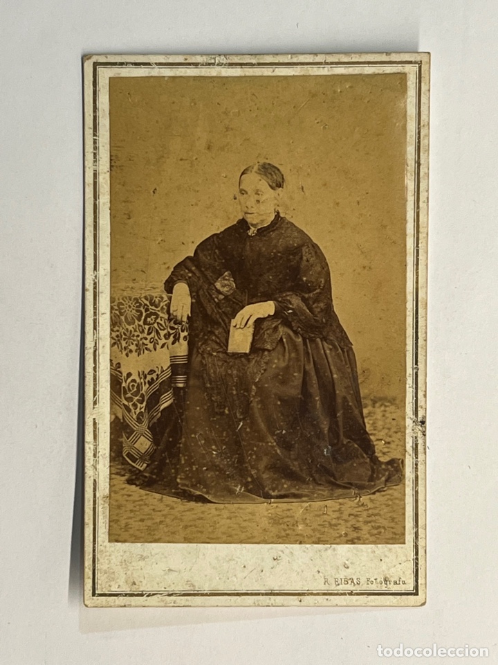 Fotograf&iacute;a antigua: CDV, Fot&oacute;grafia Dama Mallorquina.. Carte de Visite. Rom&aacute;n Ribas, fotografo (fin siglo XIX)