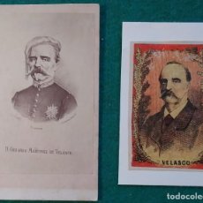 Fotografía antigua: MARTÍNEZ DE VELASCO. FOTOGRAFÍA CDV Y CROMO CERILLAS. CA. 1870. CARLISTA. VASCO. VIZCAYA. Lote 318588378