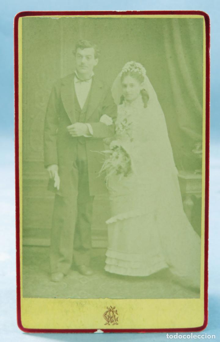 Antique Photography: Carte Visite fotograf&iacute;a matrimonio boda A C Art Photographie Paris Havre Francia hacia 1880 S XIX