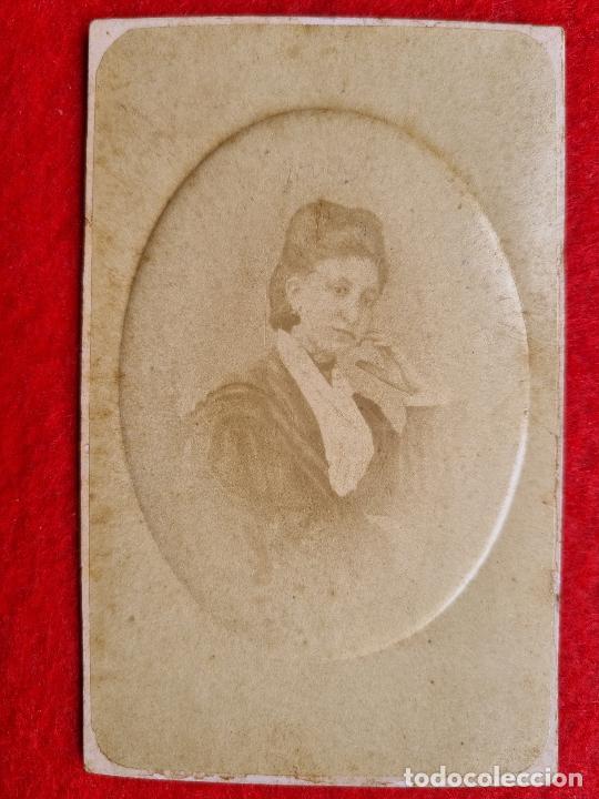 Photographie ancienne: FOTOGRAFIA TARJETA CARTA DE VISITA FOTO M ROIG VILLANUEVA Y GELTRU ORIGINAL TV2771