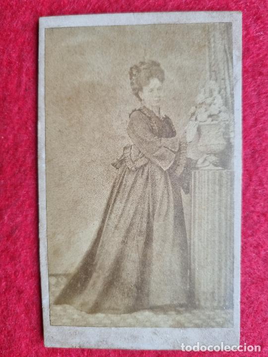 Photographie ancienne: FOTOGRAFIA TARJETA CARTA DE VISITA FOTO M ROIG VILLANUEVA Y GELTRU ORIGINAL TV2773