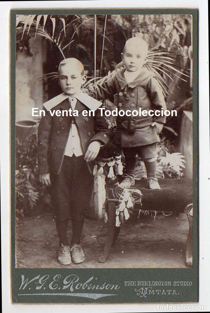 Antique Photography: UMTATA, SOUTH AFRICA. W.G.E. ROBINSON. PHOTOGRTAPHER. BURLINGTON STUDIO