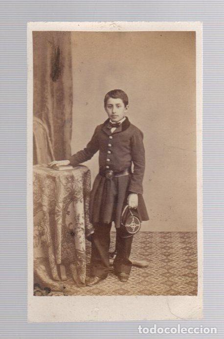 Photographie ancienne: CARTE DE VISITE EUGENE DE PARIS. TOULON, FRANCIA